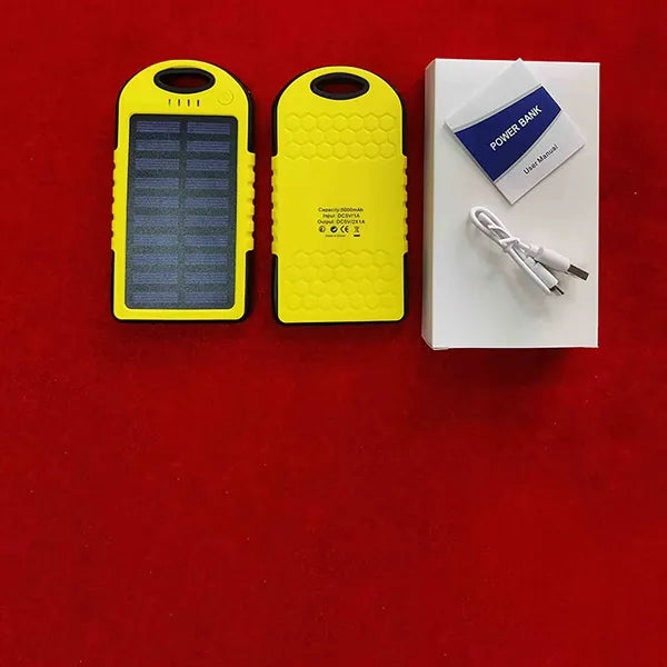 5000mah Portable Solar Charger with LED Light