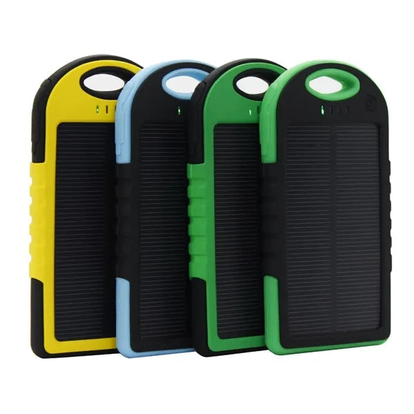 5000mah Portable Solar Charger with LED Light