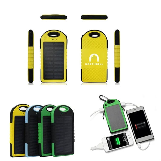 5000mah Portable Solar Charger with LED Light