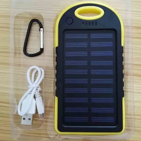5000mah Portable Solar Charger with LED Light