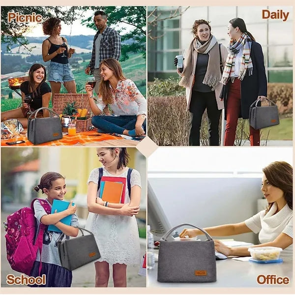 Waterproof Work School Picnic Insulated Cooler Lunch Bag