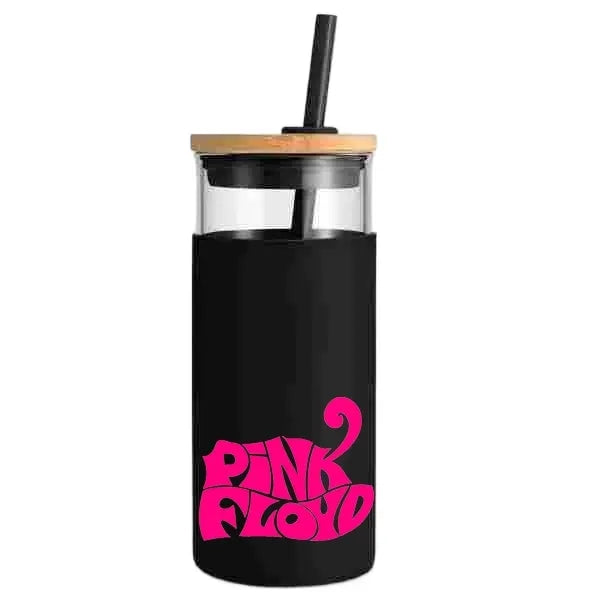 Stirling 17 oz Glass Tumbler with Silicone Sleeve & Straw