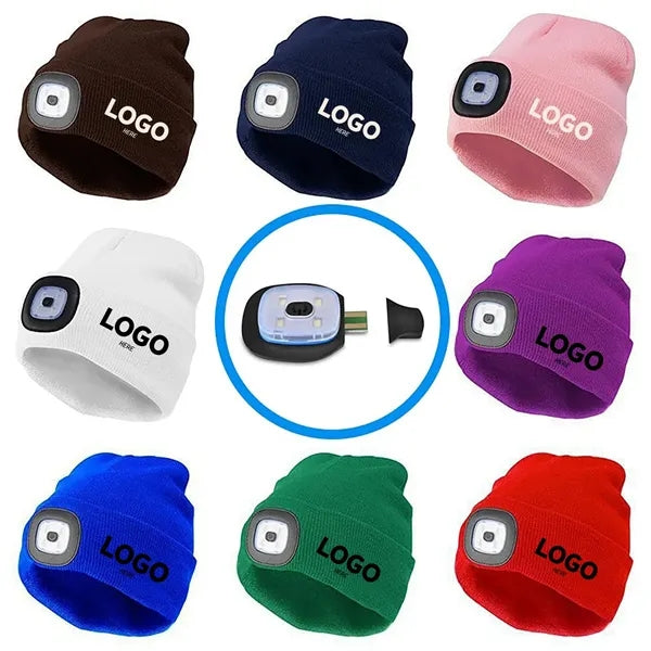 LED Lighted Bluetooth Beanie Hat