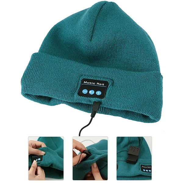 LED Lighted Bluetooth Beanie Hat
