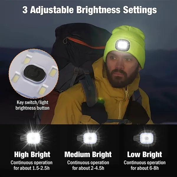 LED Lighted Bluetooth Beanie Hat