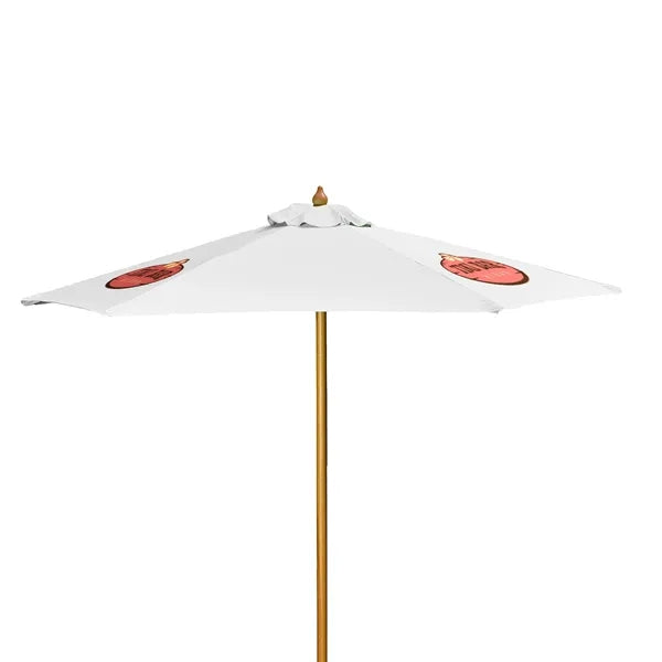 7' Wood Market Umbrella Kit (3 Imprints)