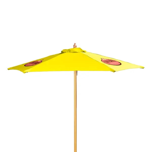 7' Wood Market Umbrella Kit (3 Imprints)