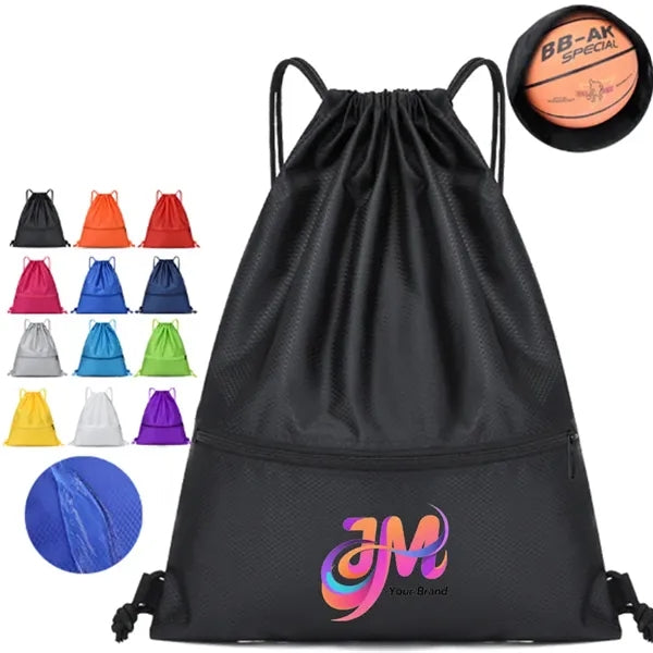 Drawstring Backpack Bag Sport Gym Sackpack