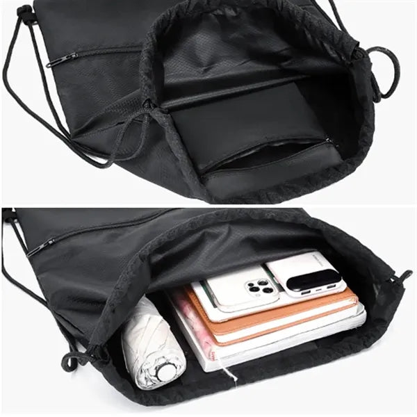Drawstring Backpack Bag Sport Gym Sackpack
