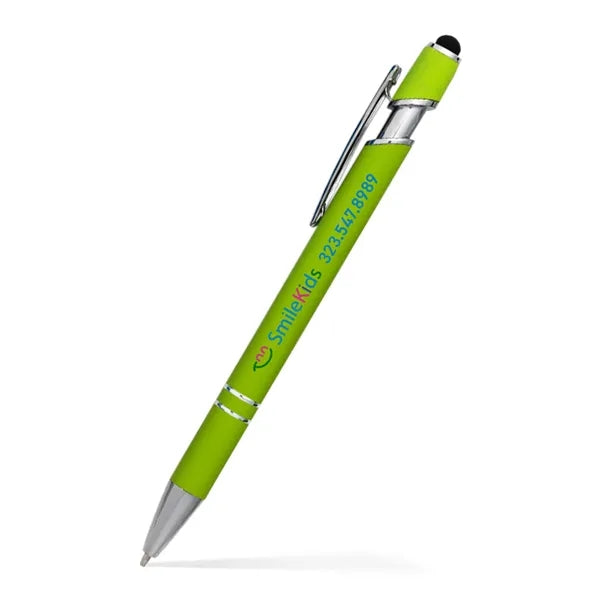 Alexandria Stylus Satin Soft Touch Click Metal Pen