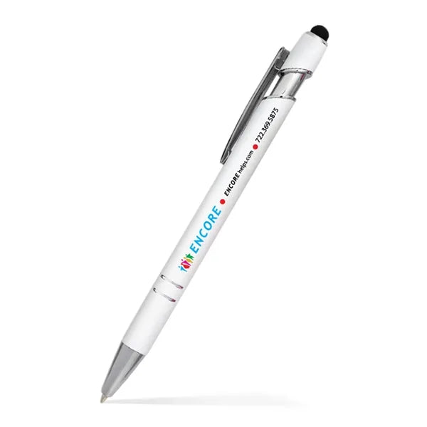 Alexandria Stylus Satin Soft Touch Click Metal Pen