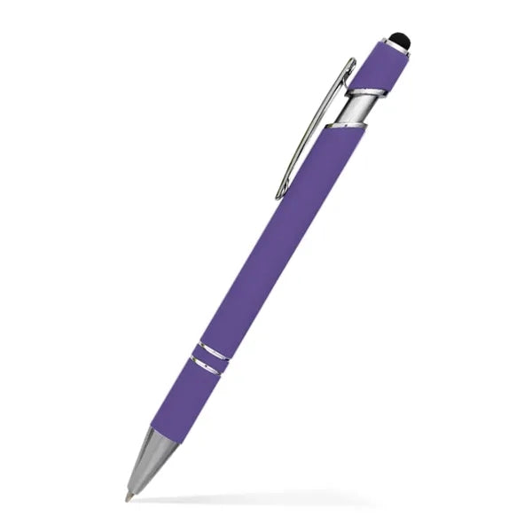 Alexandria Stylus Satin Soft Touch Click Metal Pen