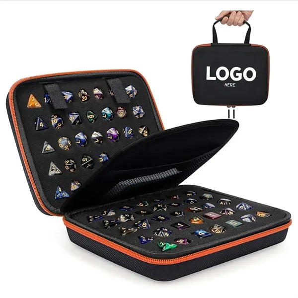 Dice Case with Detachable Sponge and Tray