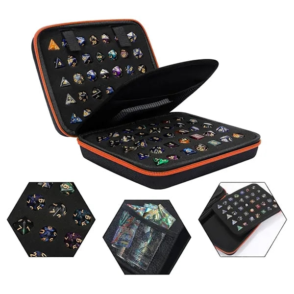 Dice Case with Detachable Sponge and Tray