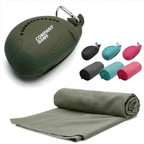 Quick-Dry Towel with Storage Box