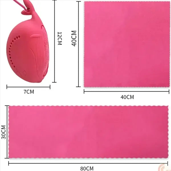 Quick-Dry Towel with Storage Box