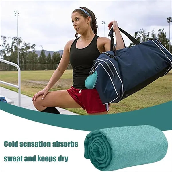 Quick-Dry Towel with Storage Box