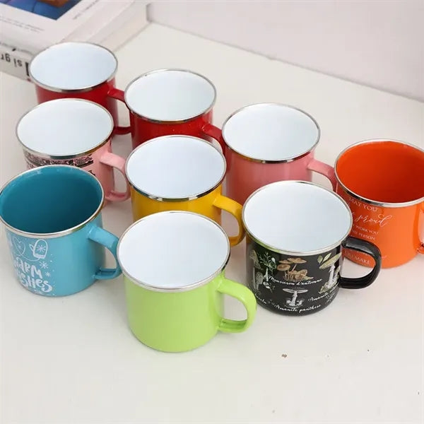 12oz Camping Enamel Metal Mug