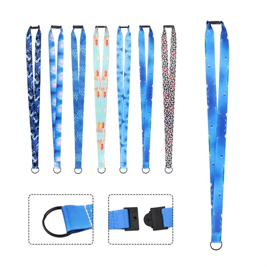 3/4" Safety Breakaway Lanyard W/ Ring for Keys & ID Badges