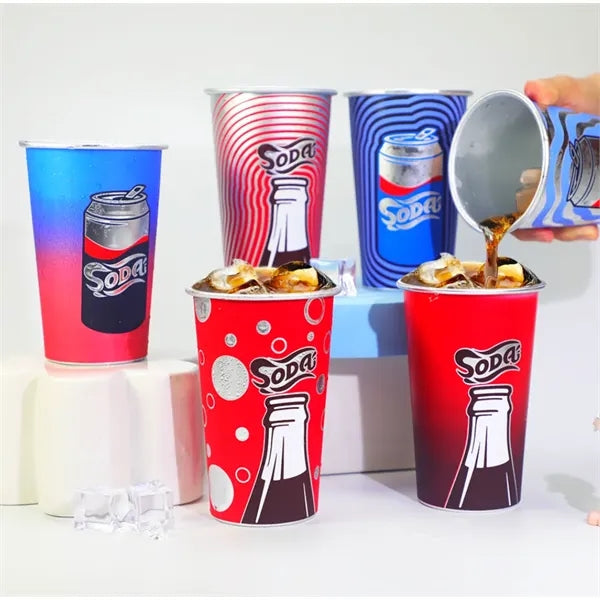 15oz Full Color Changing Aluminum Cup