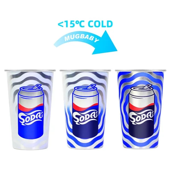 15oz Full Color Changing Aluminum Cup
