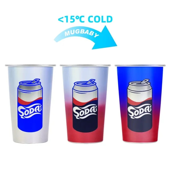 15oz Full Color Changing Aluminum Cup