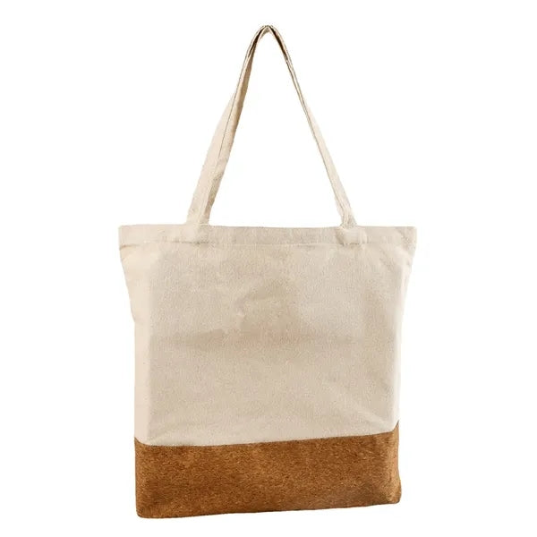 Eco-Friendly Cork Base Canvas Tote Bag Shopper Handbag