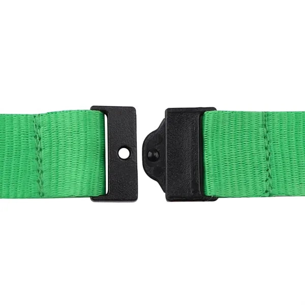 3/4" Polyester Safety Breakaway Lanyard W/ Swivel Hooks