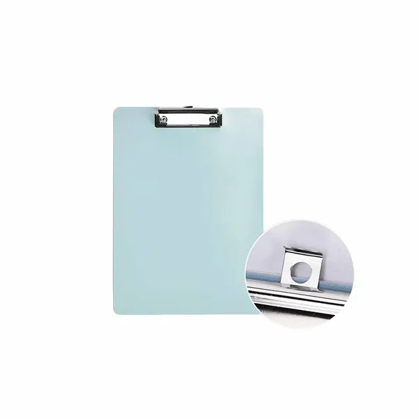 Colored Plastic Folder Board with Metal Cli A4