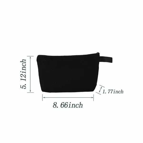 Canvas Zipper Pouch with DIY Design