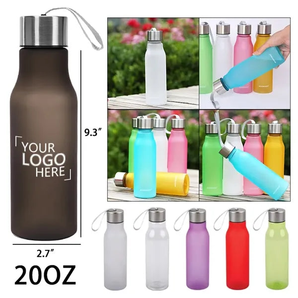 20oz Plastic Sport Water Bottle