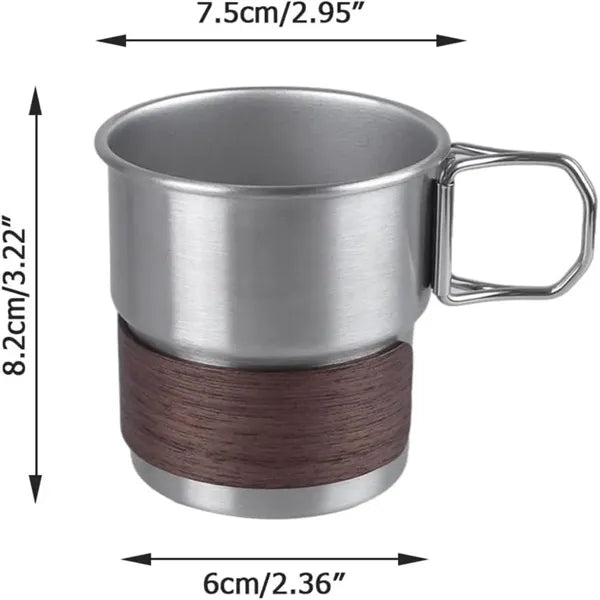 304 Stainless Steel Camping Mugs