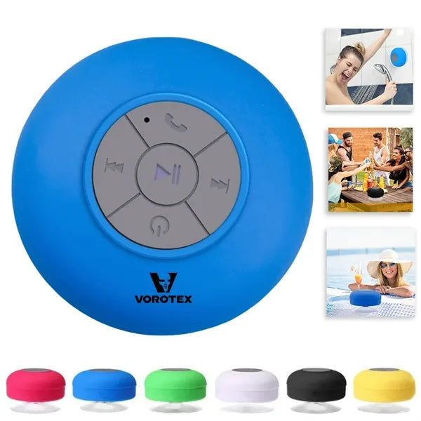 Waterproof Bluetooth Shower Speaker with Suction Cup
