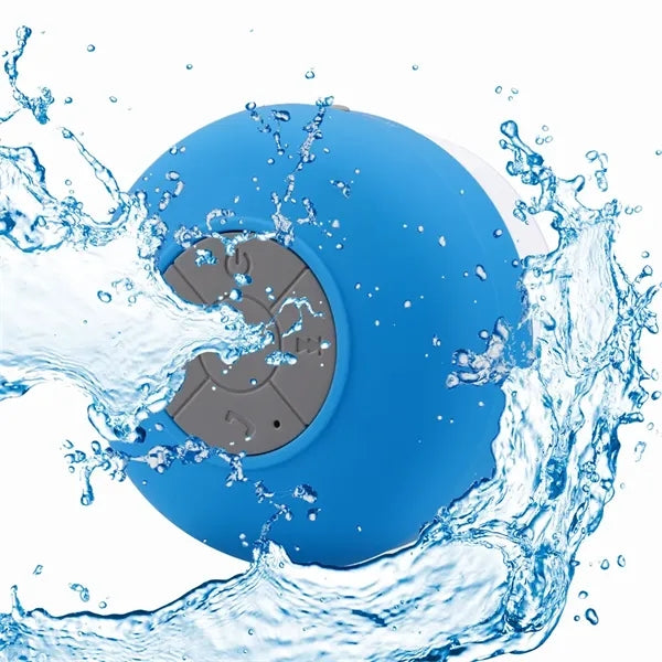 Waterproof Bluetooth Shower Speaker with Suction Cup