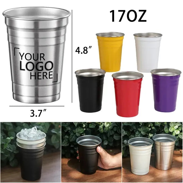 17oz Stainless Steel Tumbler