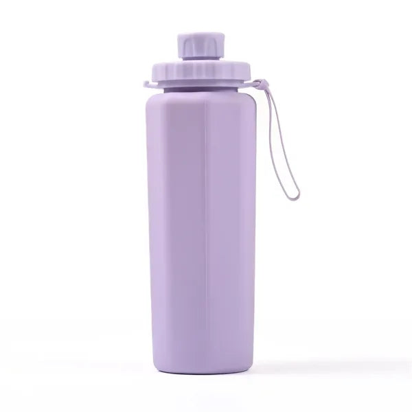 Collapsible Leakproof Silicone Sports Water Bottle