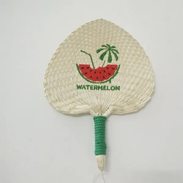 Mini Handmade Eco-friendly Straw Fan