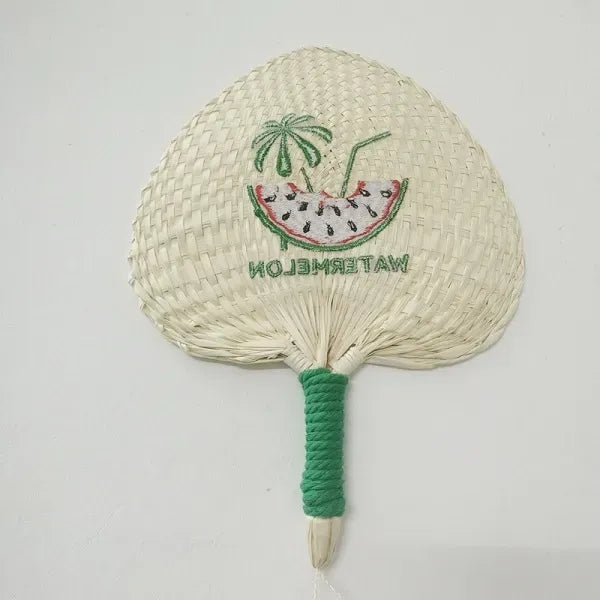Mini Handmade Eco-friendly Straw Fan