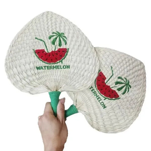 Mini Handmade Eco-friendly Straw Fan