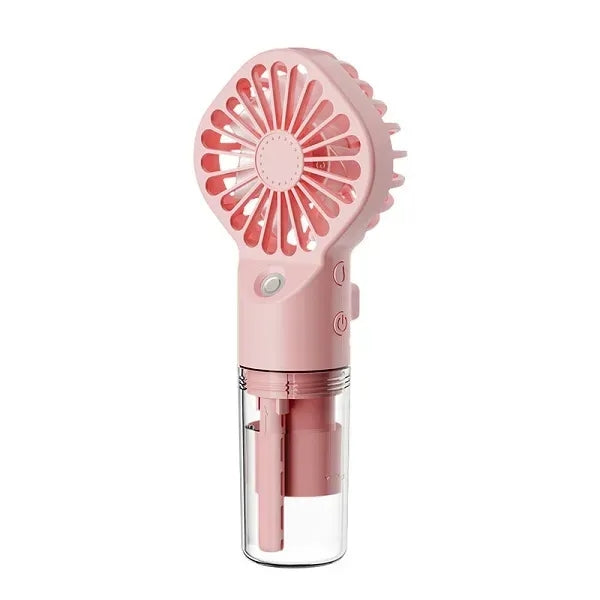 Handheld Portable Cooling Fan with Mist Spray