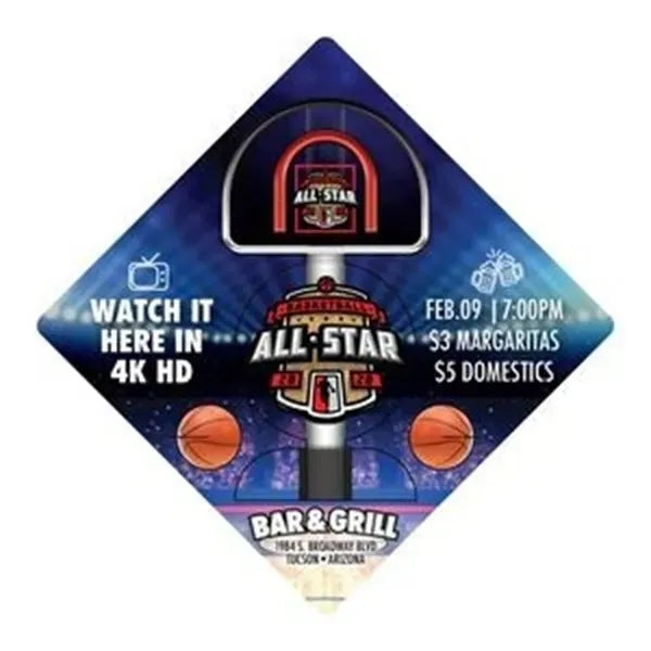 Pop-Ups! Basketball Mini Table Game + Coaster