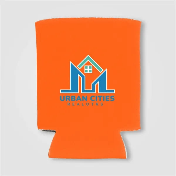 Fria Polyester Insulated Can Cooler - Heat Transfer