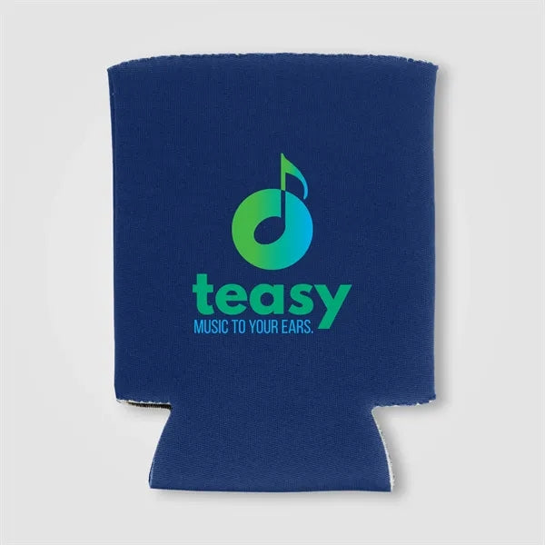 Fria Polyester Insulated Can Cooler - Heat Transfer
