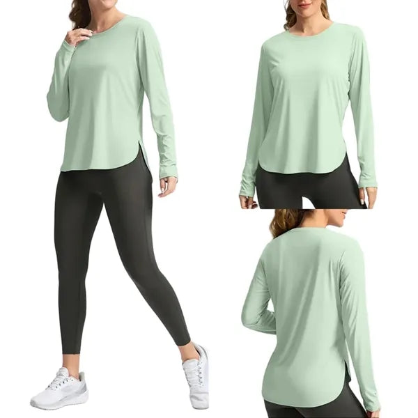 Women's UPF 50+ Sun-Protective Loose-Fit Active Top