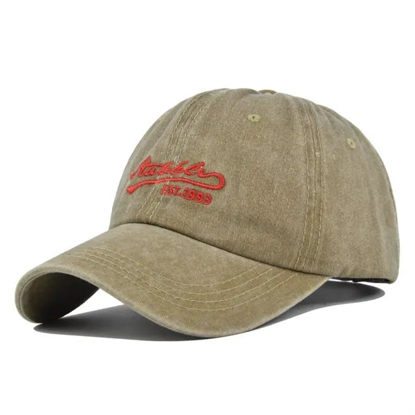 Vintage Unstructured Washed Cotton Baseball Cap
