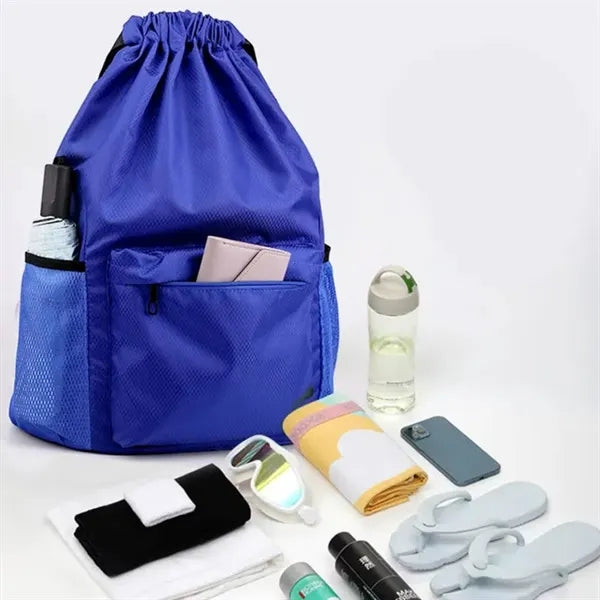 Lightweight Waterproof Drawstring Backpack
