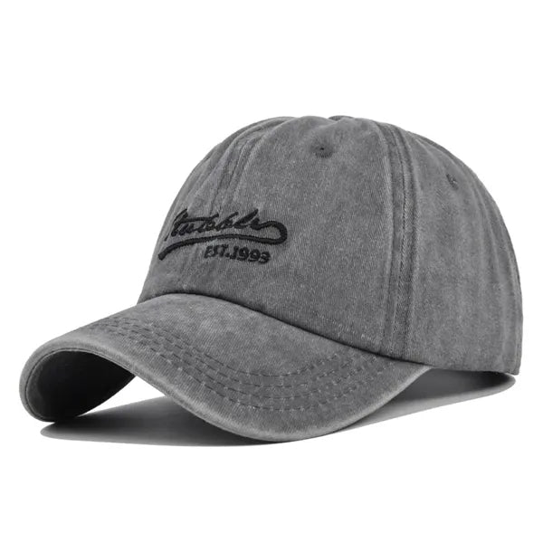 Vintage Unstructured Washed Cotton Baseball Cap