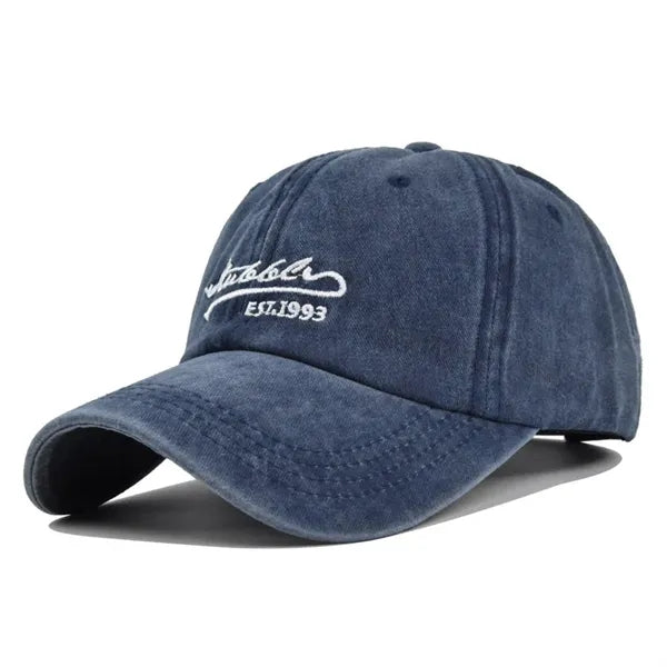 Vintage Unstructured Washed Cotton Baseball Cap