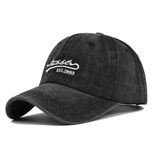 Vintage Unstructured Washed Cotton Baseball Cap
