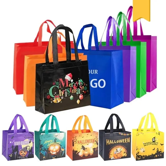 Laminated Non-Woven Shopping Bag (12"x16"x6")